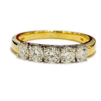 Diamond wedding band