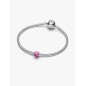 Charm Mini Cara Feliz Rosa
