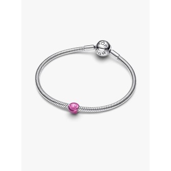 Pink Smiley Face Mini Charm,  794815C01