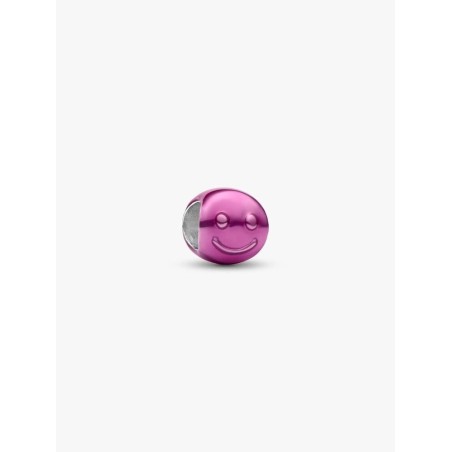 Charm Mini Cara Feliz Rosa