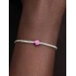 Charm Mini Cara Feliz Rosa