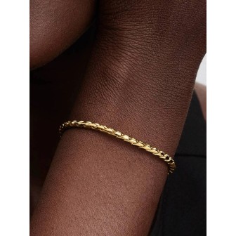 Winged Chain Bracelet with Round Clasp. 564028C00