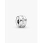 Transparent Sparkling Row Clip Charm