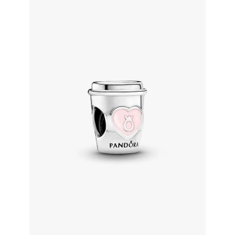 Sterling silver ‘Drink to Go’ charm. 797185EN160