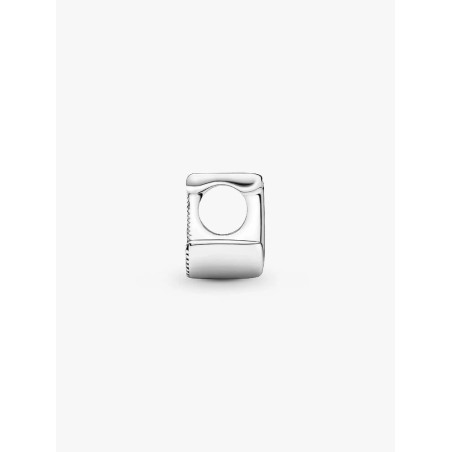 Sterling silver charm featuring the letter J