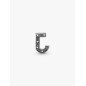 Sterling silver charm featuring the letter J