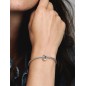 Sterling silver charm featuring the letter J