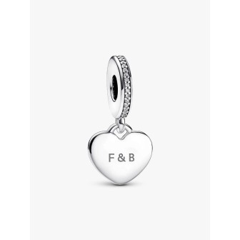 Engravable Heart Pendant Charm. 798761C01