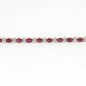 Ruby and diamonds bracelet