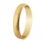 ALIANZA DE BODA ORO ACABADO HIELO 4MM