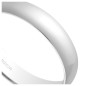 ALIANZA DE ORO BLANCO CLÁSICA BRILLO 4MM CONFORT