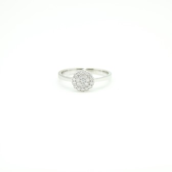 RING WHITE GOLD 18KT