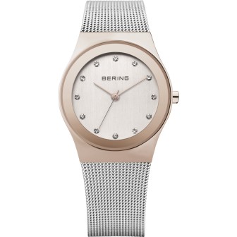 BERING WOMEN'S WATCH MILANESE SILVER