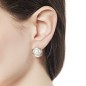 PENDIENTES MARGO EN PLATA Y PERLAS