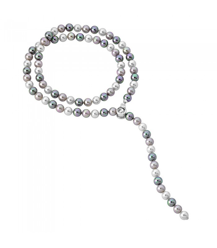 White Pearls Necklace Lyra, Eternal Collection
