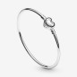 Pandora Moments Heart Clasp Bangle Pandora Moments Heart Clasp Bangle