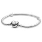 Pandora Moments Heart Clasp Snake Chain Bracelet Pandora Moments Heart Clasp Snake Chain Bracelet