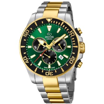 RELOJ JAGUAR J862/3 BICOLOR ESFERA VERDE
