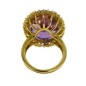 Sortija de Ametrina y diamantes montado en oro amarillo 18 cts.