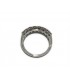 18 kts white gold ring with diamonds