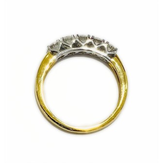 Diamond wedding band