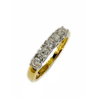 Diamond wedding band