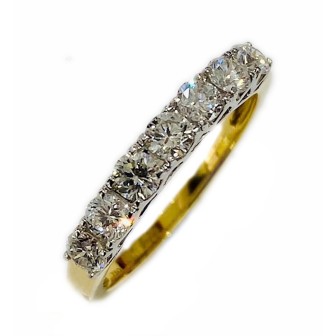 Diamond wedding band