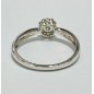 Diamond ring in white gold