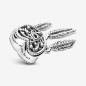 Charm Pandora Atrapasueños Corazón en filigrana y Plumas