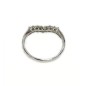 18 kts white gold ring with diamonds
