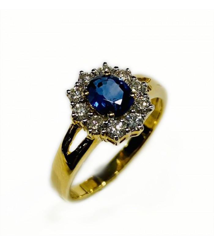 Effy Men's 14K Yellow Gold Blue Sapphire Ring – effyjewelry.com