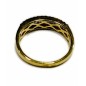 18 kts yellow gold ring with diamonds