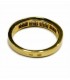 18 kts yellow gold ring with diamonds