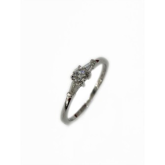 SORTIJA DE DIAMANTES BLANCOS