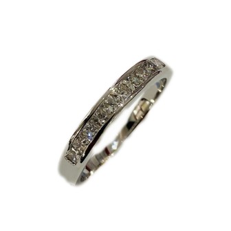 Sortija alianza de diamantes