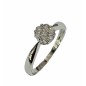 Diamond ring in white gold