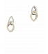 9 kts white gold earrings with diamonds