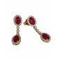 RUBY AND DIAMONDS EARRINGS