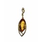 COLGANTE CON TOPACIO CITRINO Y DIAMANTES BLANCOS COLGANTE CON TOPACIO CITRINO Y DIAMANTES BLANCOS