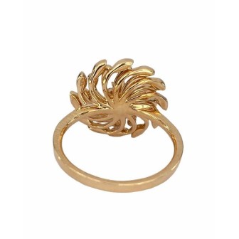 SORTIJA DE ORO ROSA CON DIAMANTES