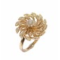 SORTIJA DE ORO ROSA CON DIAMANTES
