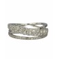 SORTIJA DE ORO BLANCO CON DIAMANTES