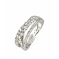 SORTIJA DE ORO BLANCO CON DIAMANTES