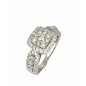 SORTIJA DE ORO BLANCO CON DIAMANTES