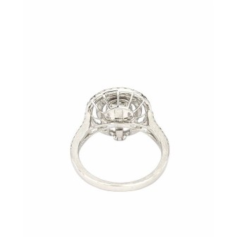 SORTIJA DE ORO BLANCO CON DIAMANTES