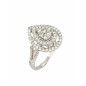 SORTIJA DE ORO BLANCO CON DIAMANTES