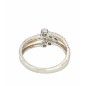 SORTIJA DE ORO BLANCO Y ROSA CON DIAMANTES